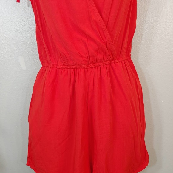 One Clothing  Orange Romper with side pockets  Size S - Picture 6 of 7